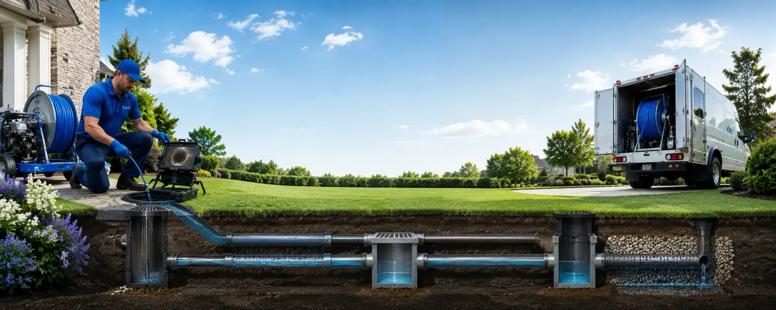Outdoor drain cleaning information for Park Ridge, IL